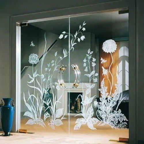 Decorative Glass Door